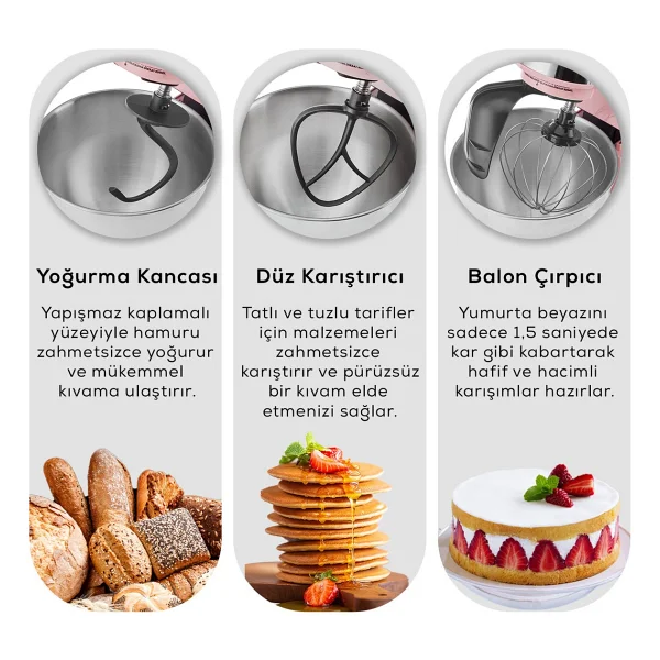 Karaca Mastermaid Chef Pro Çift Kollu 1500 W 5 Lt Mutfak Şefi - Görsel 8