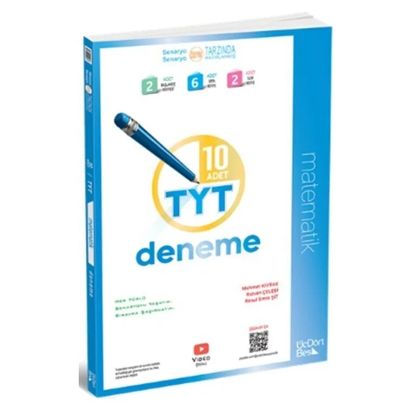 Üçdörtbeş Yayınları Tyt 10'lu Matematik Deneme 2025 - Görsel 2