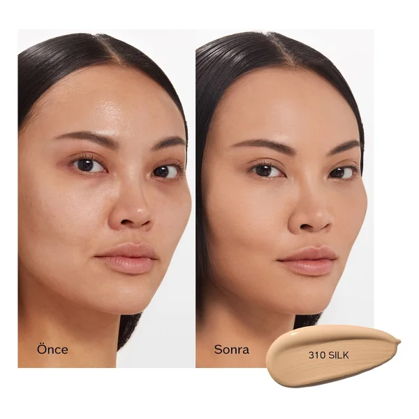 Shiseido Synchro Skin Self-Refreshing Spf 30 310 Silk 30 Ml Likit Fondöten - Görsel 3