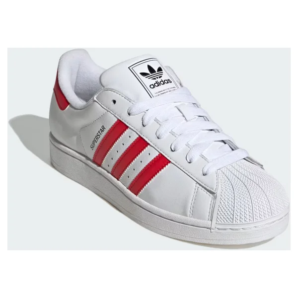 Adidas Superstar Iı Jq4728 Beyaz-Kırmızı Spor Ayakkabı - Görsel 4