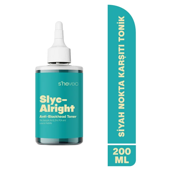 She Vec Slyc-Alright Sivilce Ve Siyah Nokta Karşıtı Arındırıcı Tonik 200 Ml - Görsel 2