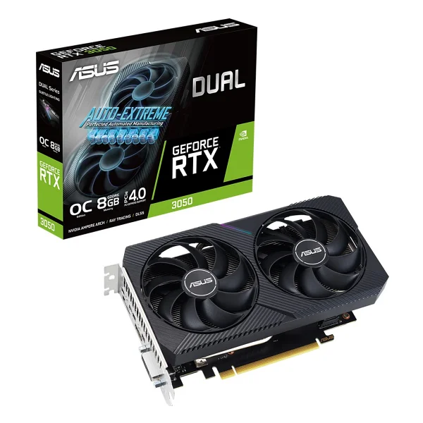 Asus RTX 3050 Dual-Rtx3050-O8g-V2 128 Bit Gddr6 8 GB Ekran Kartı - Görsel 2