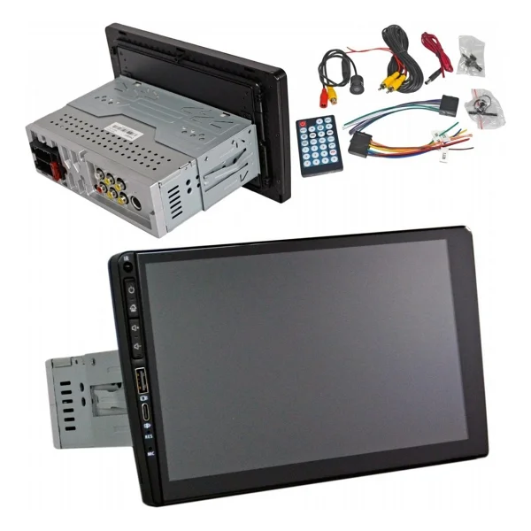 Twogo Go-İ99 Şahin Mp5 Monitör 9 İnç Hd Dokunmatik Ekran Carplay, 60Wx4, Usb, Bt, Aux, Fm, Tek Dın - Görsel 4