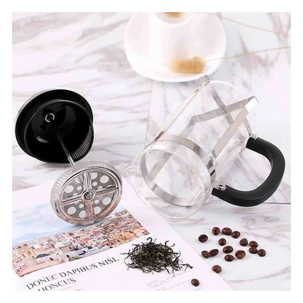 Epinox French Press 350 ml DÜZ-350D - Gümüş - Görsel 4