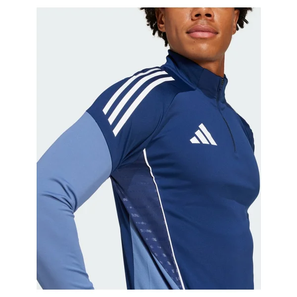 Adidas Tiro 25 Competition Training Jı6546 Yarım Fermuarlı Mavi Erkek Eşofman Üstü - Görsel 4