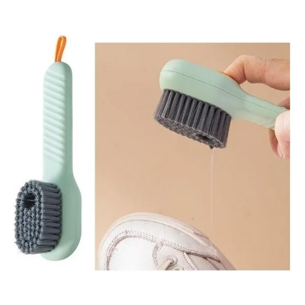 Ozcmax Deterjan Hazneli Süet Bot Nubuk Ayakkabı Temizleme Fırçası Mutfak Banyo Fırçası Çok Amaçlı - Görsel 3