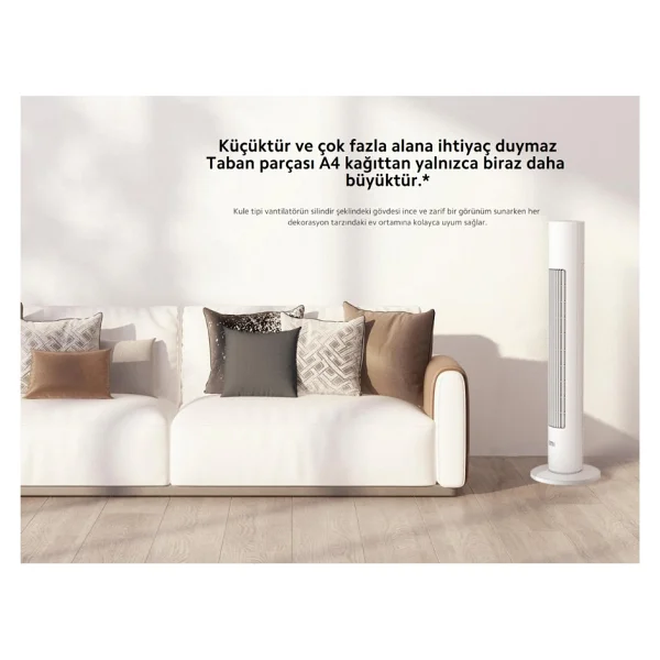 Xiaomi Kule Tipi Vantilatör - Beyaz - Görsel 4