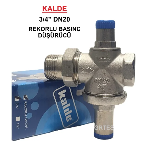 Kalde 3/4" Dn20 Rekorlu Su Basınç Düşürücü - Pressure Reducing Valves - Görsel 5