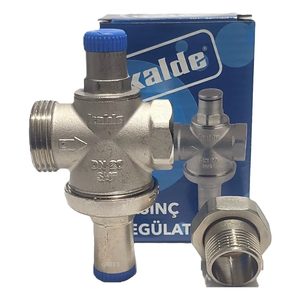 Kalde 3/4" Dn20 Rekorlu Su Basınç Düşürücü + Case Manometre - Pressure Reducing Valves (With Manometer) - Görsel 4