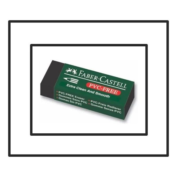 Faber Castell Siyah Silgi 6 Adet 7089 30 - Görsel 2