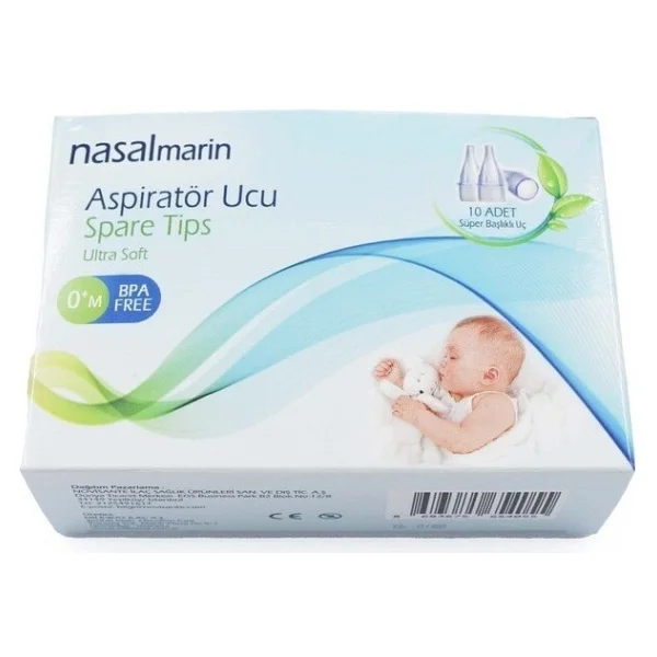 Nasalmarin Burun Aspiratörü Yedek Uç 10 Adet - Görsel 2
