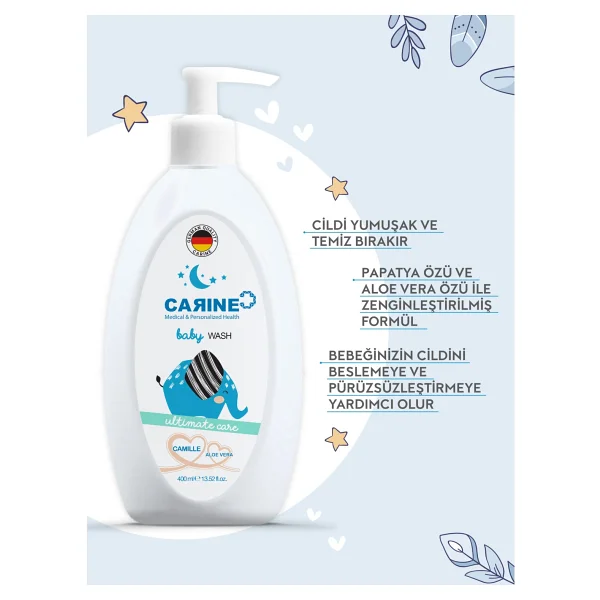 Carıne Bebek Vücut Şampuanı 400 Ml - Görsel 3
