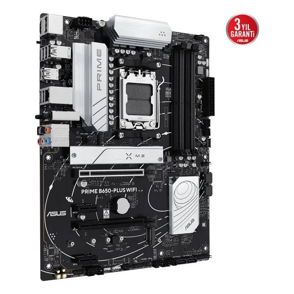 Asus Prime B650-Plus Wi-Fi AMD Am5 DDR5 Atx Anakart - Görsel 3