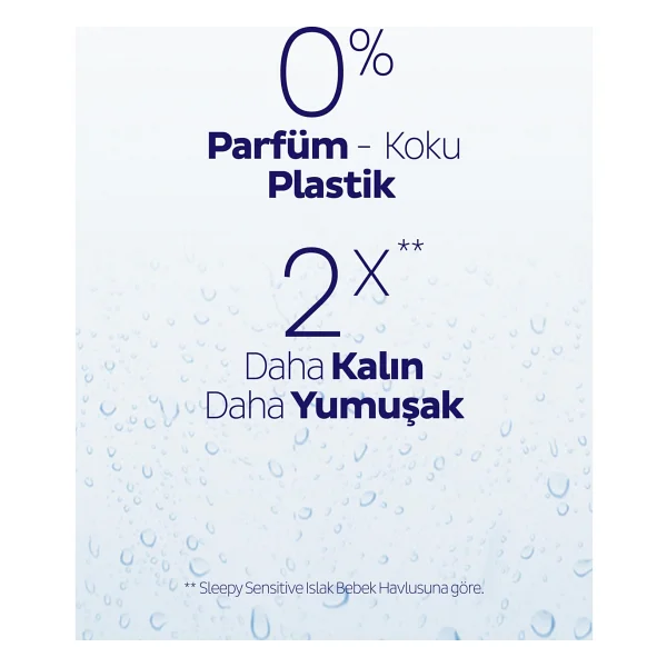 Sleepy Aquacare H2o Yenidoğan 50 Yaprak 2'li Paket Islak Mendil - Görsel 6