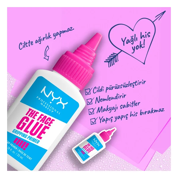 Nyx Professional Makeup Face Glue Nemlendirici 35 Ml Makyaj Bazı - Görsel 2