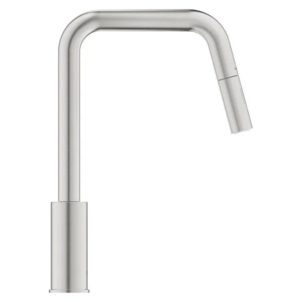 Grohe Eurosmart 30619dc0 Supersteel Spiralli Mutfak Bataryası - Görsel 3