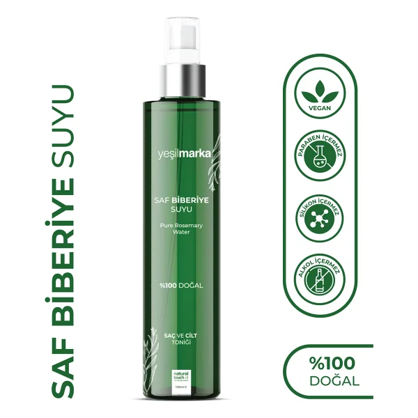 Yeşilmarka Saf Biberiye Suyu 100 Ml Saç Toniği - Görsel 2