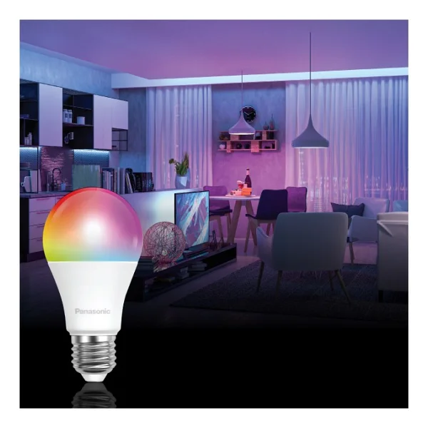 Panasonic 8.5 W-60 W E27 RGB Akıllı LED Ampul - Görsel 3