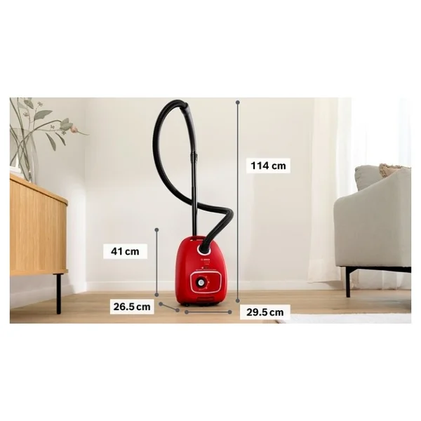 Bosch Serie 4 Bgl41pet2h Proanimal 600 W Toz Torbalı Elektrikli Süpürge - Görsel 6