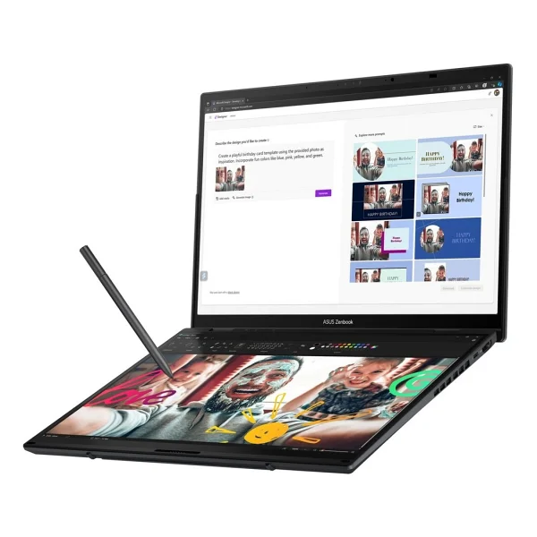 Asus Zenbook Duo Ux8406ca-Pz133w Ultra 9 285h 32 GB 2 TB SSD Arc 140t 14" W11h İkisi Bir Arada Notebook - Görsel 3