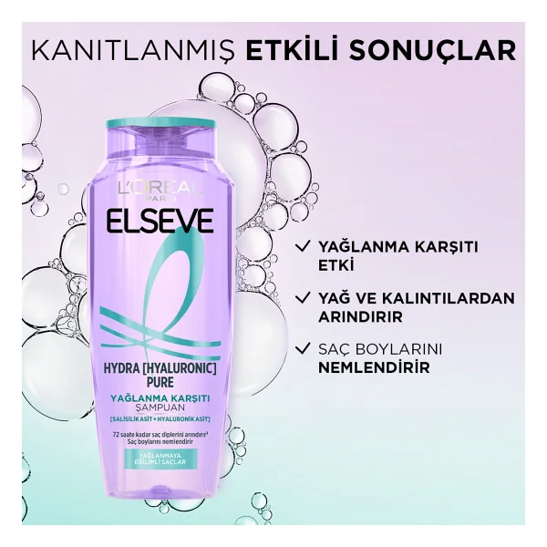 L'oreal Paris Elseve Hydra Pure Yağlanma Karşıtı 300 Ml Şampuan - Görsel 9