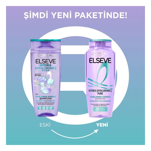 L'oreal Paris Elseve Hydra Pure Yağlanma Karşıtı 300 Ml Şampuan - Görsel 6
