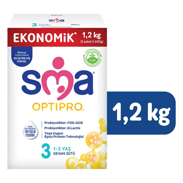 Sma Optipro 3 Probiyotik Devam Sütü 1200 Gr - Görsel 4