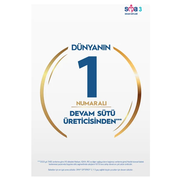 Sma Optipro 3 Probiyotik Devam Sütü 1200 Gr - Görsel 7
