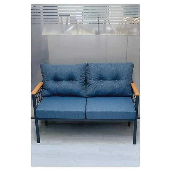 Adım Shops Inci Balkon-Bahçe-Kafe Çay Seti Koltuk Oturma Takımı,Oturma Grubu Çaysetlerillazer - Mavi - Görsel 2