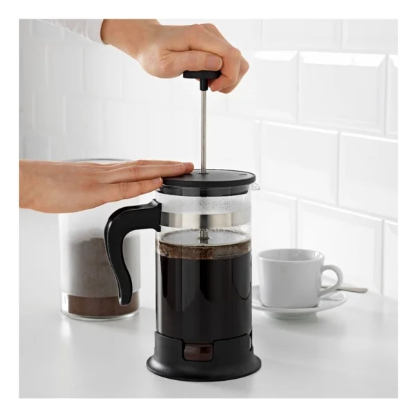 Ikea Çay Kahve Demleme, French Press, Bitki Çayı Demleme 1lt - Siyah - Görsel 6