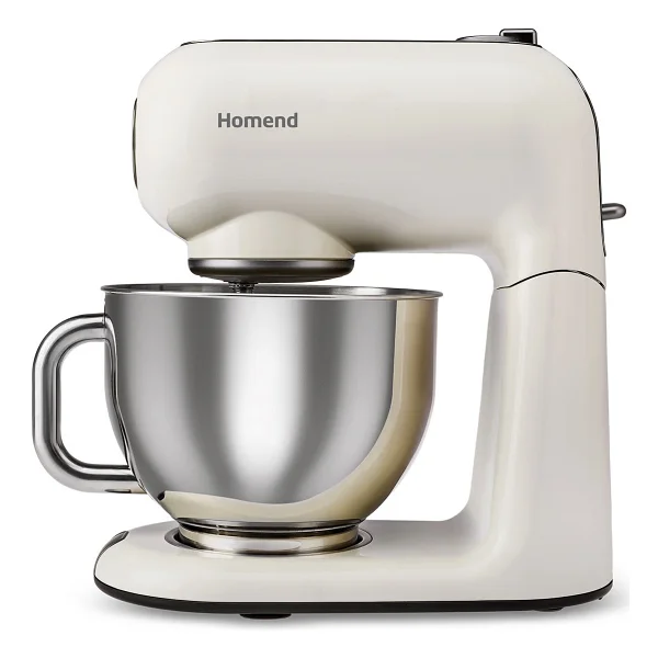 Homend Vintage Profashion 3027h 1500 W 5.5 Lt Krem Stand Mikser - Görsel 6