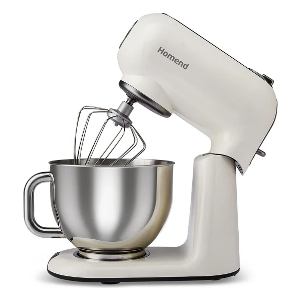 Homend Vintage Profashion 3027h 1500 W 5.5 Lt Krem Stand Mikser - Görsel 2