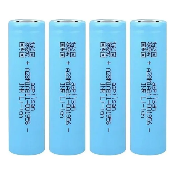 Aspilsan Inr18650a28 3.7v 2800 mAh 25a 4'lü Li-İon Şarjlı Pil - Görsel 3