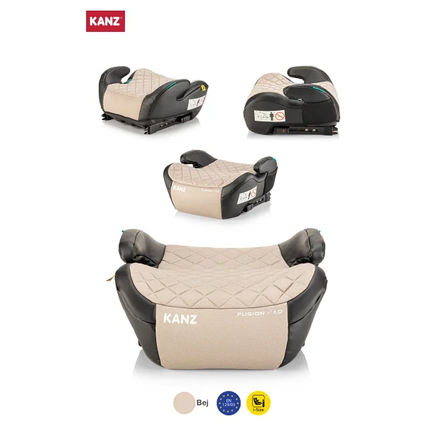Kanz Fusion Bej 125-150 Cm Oto Koltuğu Yükseltici - Görsel 2