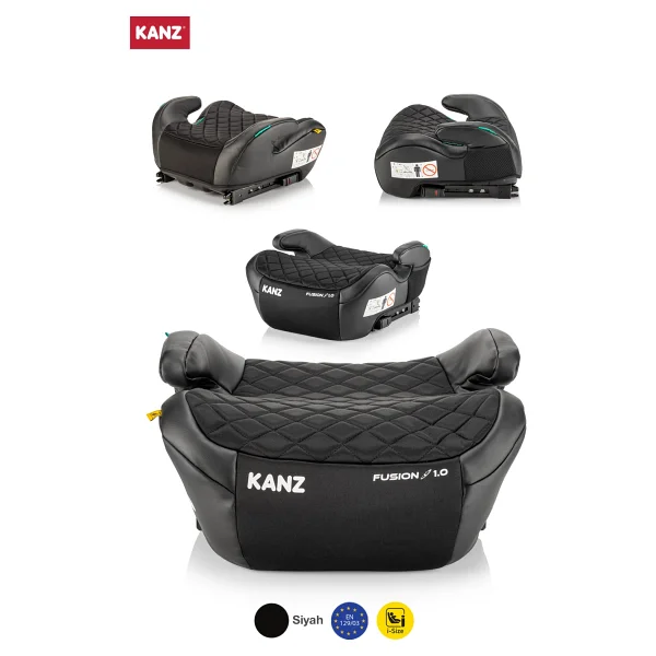 Kanz Fusion Siyah 125-150 Cm Oto Koltuğu Yükseltici - Görsel 5