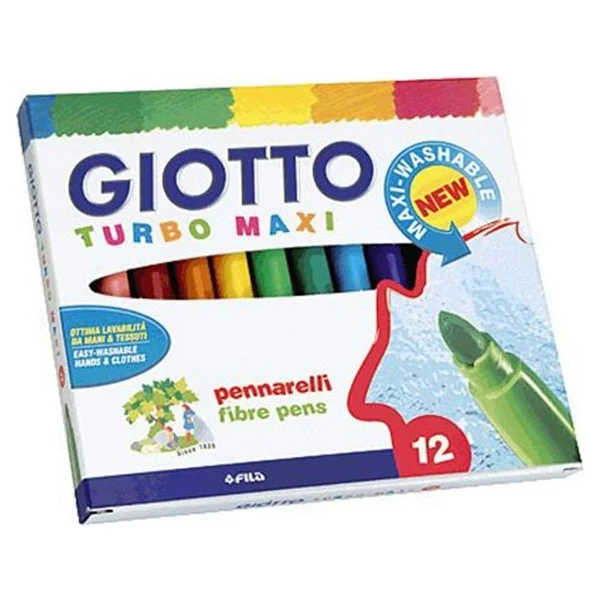 Giotto Turbo Maxi 12'li Keçeli Kalem Seti - Görsel 3