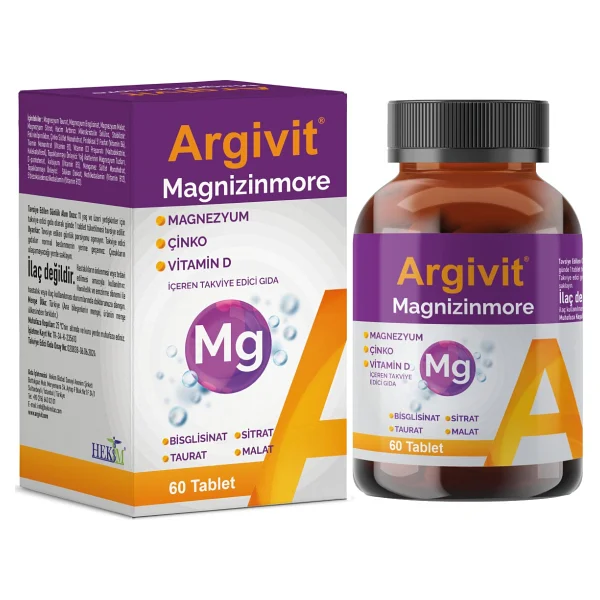 Argivit Magnizinmore 60 Tablet - Görsel 2