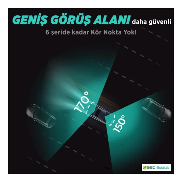 Botslab 360+ G980h Pro Ön Ve Arka Araç Kamerası Seti - Görsel 4