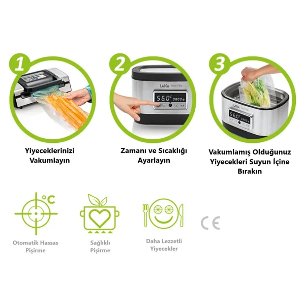 Laica Svc200 Sous Vide Suda Pişirme Kazanı - Görsel 5