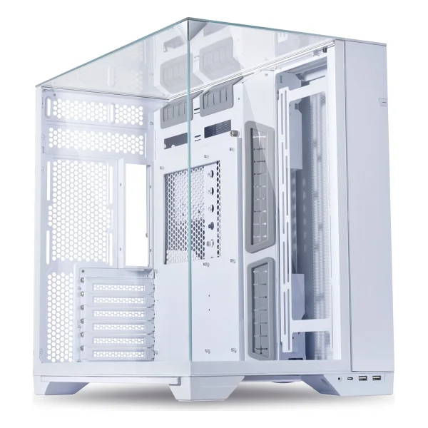 Lian Li O11 Vision Compact Fansız Beyaz E-Atx Oyuncu Kasası - Görsel 2
