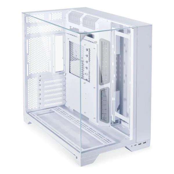 Lian Li O11 Vision Compact Fansız Beyaz E-Atx Oyuncu Kasası - Görsel 3