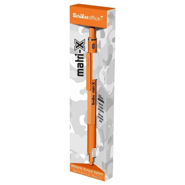 Scrikss Matri-X Turuncu 0.5 Mm Versatil Uçlu Kalem - Görsel 2