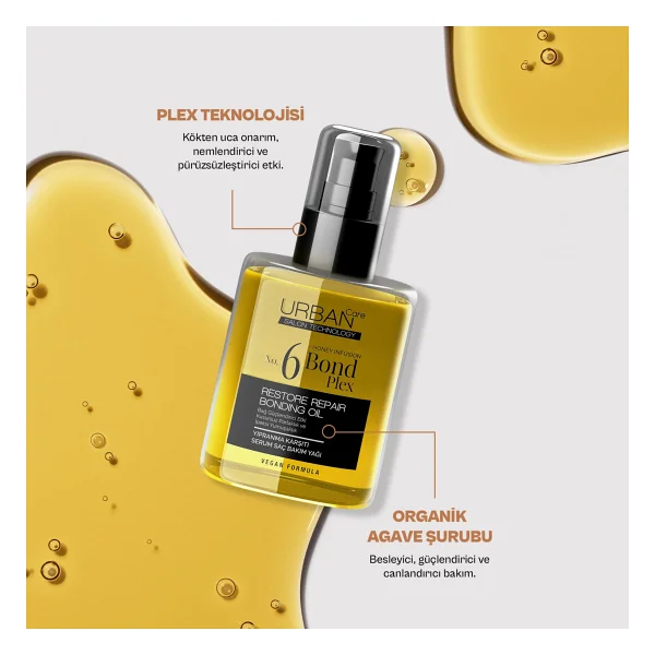 Urban Care No.6 Bond Blex 100 Ml Saç Bakım Yağı - Görsel 3
