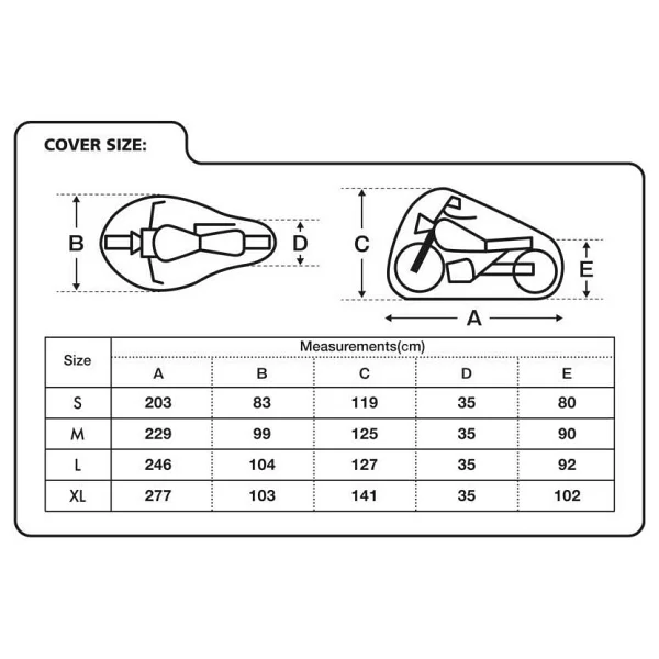 Oxford Motosiklet Protex Indoor Premium Stretch-Fit Kilif Iç Mekan Large Siyah Cv172 - Görsel 3