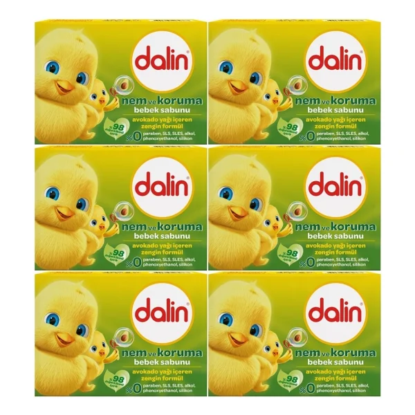 Dalin Nem Ve Koruma Bebek Sabunu 100 Gr 6 Adet - Görsel 6