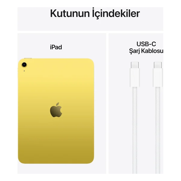 iPad 11. Nesil Wi-Fi 256 GB 11" Md4j4tu/A Sarı Tablet - Görsel 8
