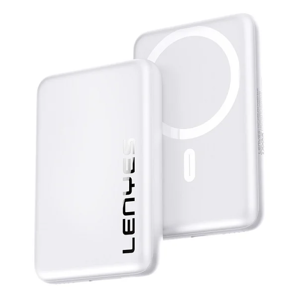 Lenyes PW139D Siyah 10000 mAh Kablosuz Hızlı Şarj Powerbank - Görsel 7