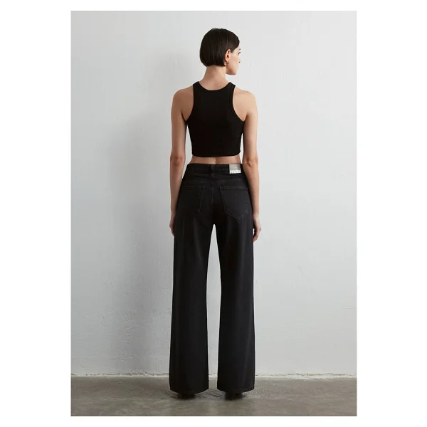 Mavi Malibu 1010152 Kadın Wide Leg Kot Pantolon - Görsel 4