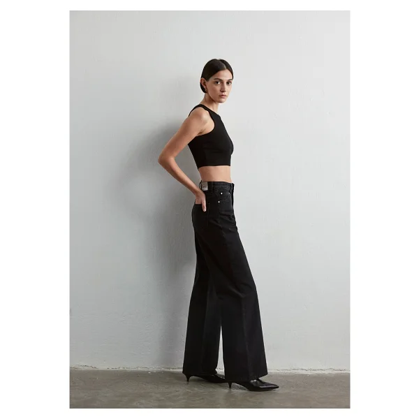 Mavi Malibu 1010152 Kadın Wide Leg Kot Pantolon - Görsel 5
