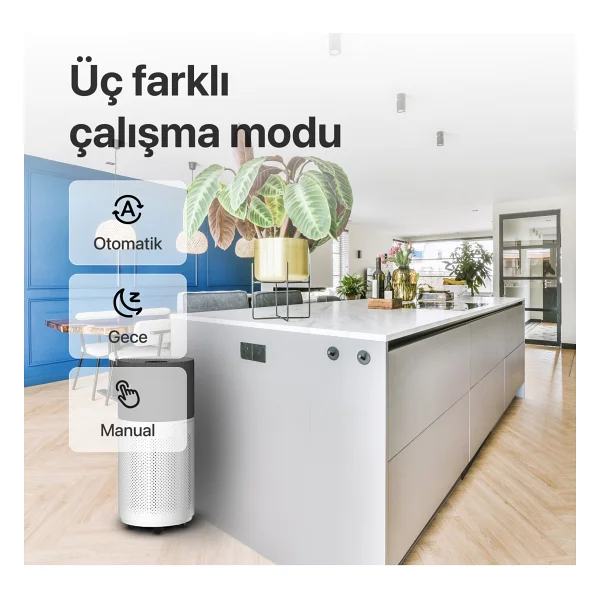 Xenon Smart X7420 Gri Akıllı Hava Temizleyici - Görsel 7